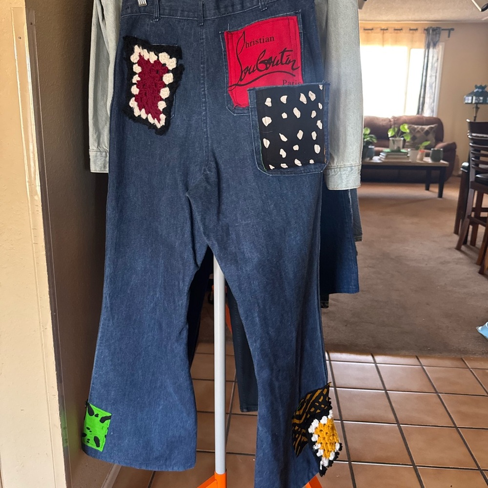 OG Designs Granny Square Ankara Upcycle